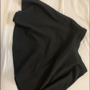 black skirt